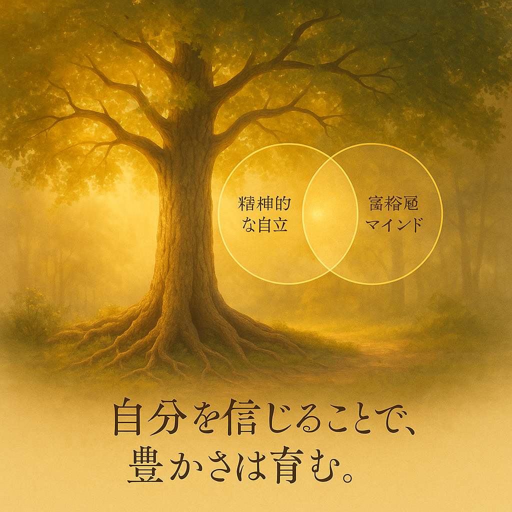 精神的な自立が、なぜお金を引き寄せるのか？