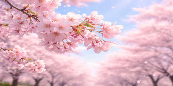 桜、ソメイヨシノ、満開、春