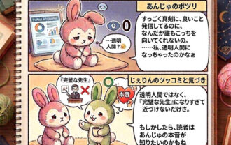 緑のじぇりんと桃のあんじゅ
