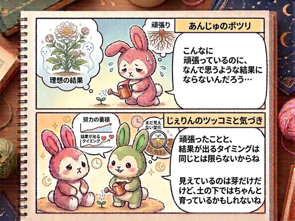 緑のじぇりんと桃のあんじゅ