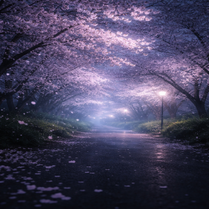 夜桜